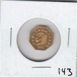 OCTAGONAL CALIFORNIA TOKEN