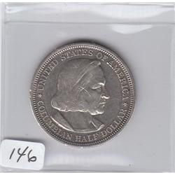 1893 SILVER COLUMBIAN EXPO HALF