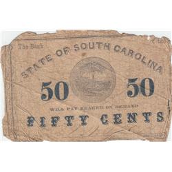 50 CENTS OBSOLETE SOUTH CAROLINA