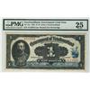 Image 1 : Government Cash note Nfld 1920 $1 NF-12a PMG VF25.  Rare signature and exceptional grade for type.  
