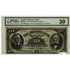 Image 1 : The Molsons Bank 1908 $10 053591 CH-490-30-04 PMG VF20