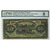 Image 1 : The Bank of Ottawa 1906 $10 080624 CH-565-20-10  PMG VG8, only 2 examples known.  Very rare.