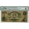 Image 1 : The St, Stephens Bank 1880 $3 26383 CH-675-20-04-16 PMG VG8.  Only 6 examples known.