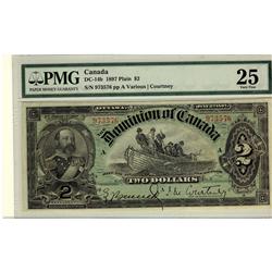 1897 $2 973576 DC-14b PMG VF25