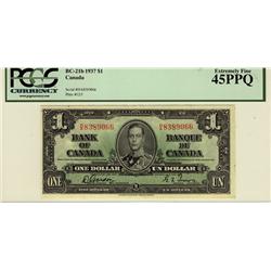 1937 $1 BC-21b H/A8389066 PCGS EF45PPQ