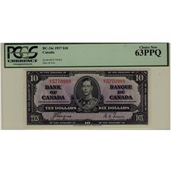 1937 $10 BC-24c K/T5770988 PCGS UNC63PPQ