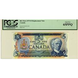 1979 $5 BC-53aA #31000477365 BCS Original UNC60.