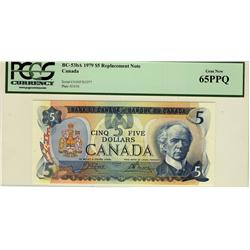 1979 $5 BC-53aA 31001921925 PCGS UNC65PPQ