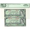 Image 1 : SPECIMEN 1967 $1 BC-45aS 1867-1967 PCGSUNC65PPQ  and BC-45bs I/P0000000 PCGS UNC66PPQ
