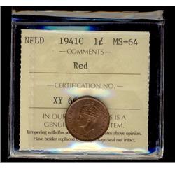 Nfld 1941c ICCS MS64RD.