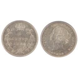 1884 5¢ PCGS MS63, brilliant and lustrous.  Very rare.