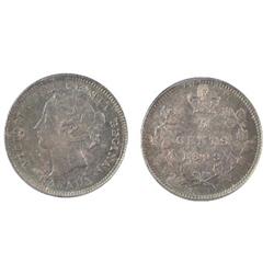 1893 5¢ ICCS MS65PQ+, Superbly toned.  Rare this nice.