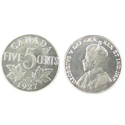 1927 5¢ ICCS MS65, fully struck with great lustre.  Rare this nice.