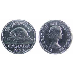 1953 5¢ SF ICCS MS66. Highly lustrous.