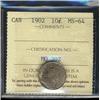Image 1 : 1902 10¢ ICCS MS64, attractively toned.  Very nice example.