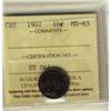 Image 1 : 1907 10¢ ICCS MS63.