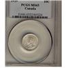 Image 1 : 1919 10¢ PCGS MS65.  Gem frosty white.