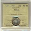 Image 1 : 1954 10¢ ICCS MS65 Cameo.