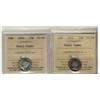 Image 1 : 1954 & 1956 10¢ ICCS PL66 Heavy Cameo.  Lot of 2 coins.
