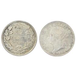 1899 25¢ ICCS MS64, mirror like fields.  Lightly toned.