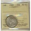 Image 1 : 1929 25¢ ICCS MS63.