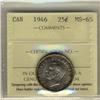 Image 1 : 1946 25¢ ICCS MS65.  Toned.