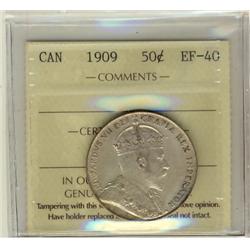1909 50¢ ICCS EF40.