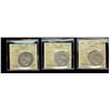 Image 1 : 1947 ML 50¢, 1948 & 1949 Hoof ICCS VF20.  Lot of 3 coins.