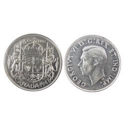 1947 ML Curved right 50¢ ICCS VF30, brilliant and lustrous.  Rare this nice.