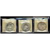 Image 1 : 1937 $1, 1939 & 1955 ICCS MS64.  Lot of 4 coins.