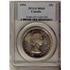 Image 1 : 1954 $1 PCGS MS65.  Golden to brown shades.