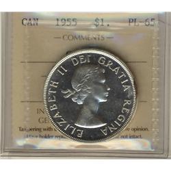1955 $1 ICCS PL65 Cameo.