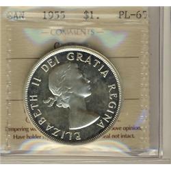 1955 $1 ICCS PL65 Cameo.