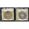 Image 1 : 1955 $1 Arnp w/DB & 1955 reg ICCS MS63.  Lot of 2 coins.