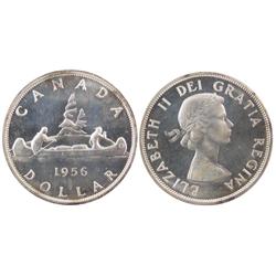 1956 $1 ICCS/PCGS PL67 HEAVY CAMEO, great example with lovely reflective surfacaes.