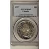 Image 1 : 1957 $1 PCGS MS65.  Gem lustre and scatterd shades.
