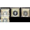 1958 $1, 1963 & 1965 Lg Bd Blt ICCS PL65 Heavy Cameo.  Lot of 4 coins.