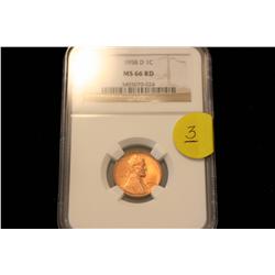 1958-D Penny NGC-66RD