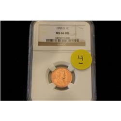 1955-S Penny NGC-66RD