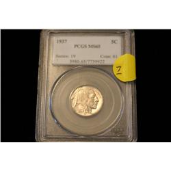 1937 Buffalo Nickel PCGS MS65
