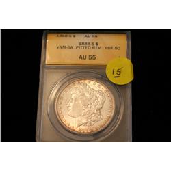 1888-S Morgan Dollar ANACS-55 VAM 6A
