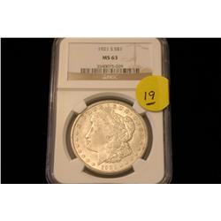 1921-S Morgan Dollar NGC MS63