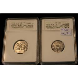 4 Shipwreck 1676  1R,2R,4R,8R ANACS