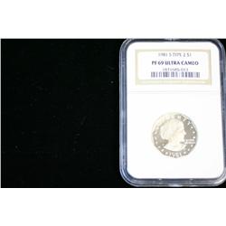 1981S Type II Susan B.Anthony Dollar
