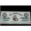 Image 1 : 1862 $50.00 Confederate Note (with Cancellation Mark)