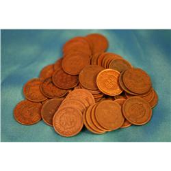 Lot Of 50 Indian Head Pennies