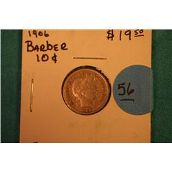1906 Barber Dime