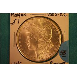 1883-CC Morgan Dollar (Unc)
