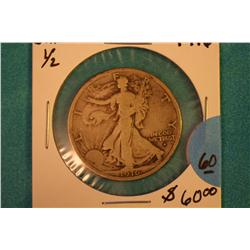 1916-D Walking Liberty Half Dollar