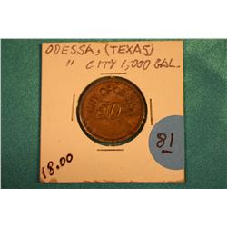 Odessa,Tx 1,000 Gallons Token
